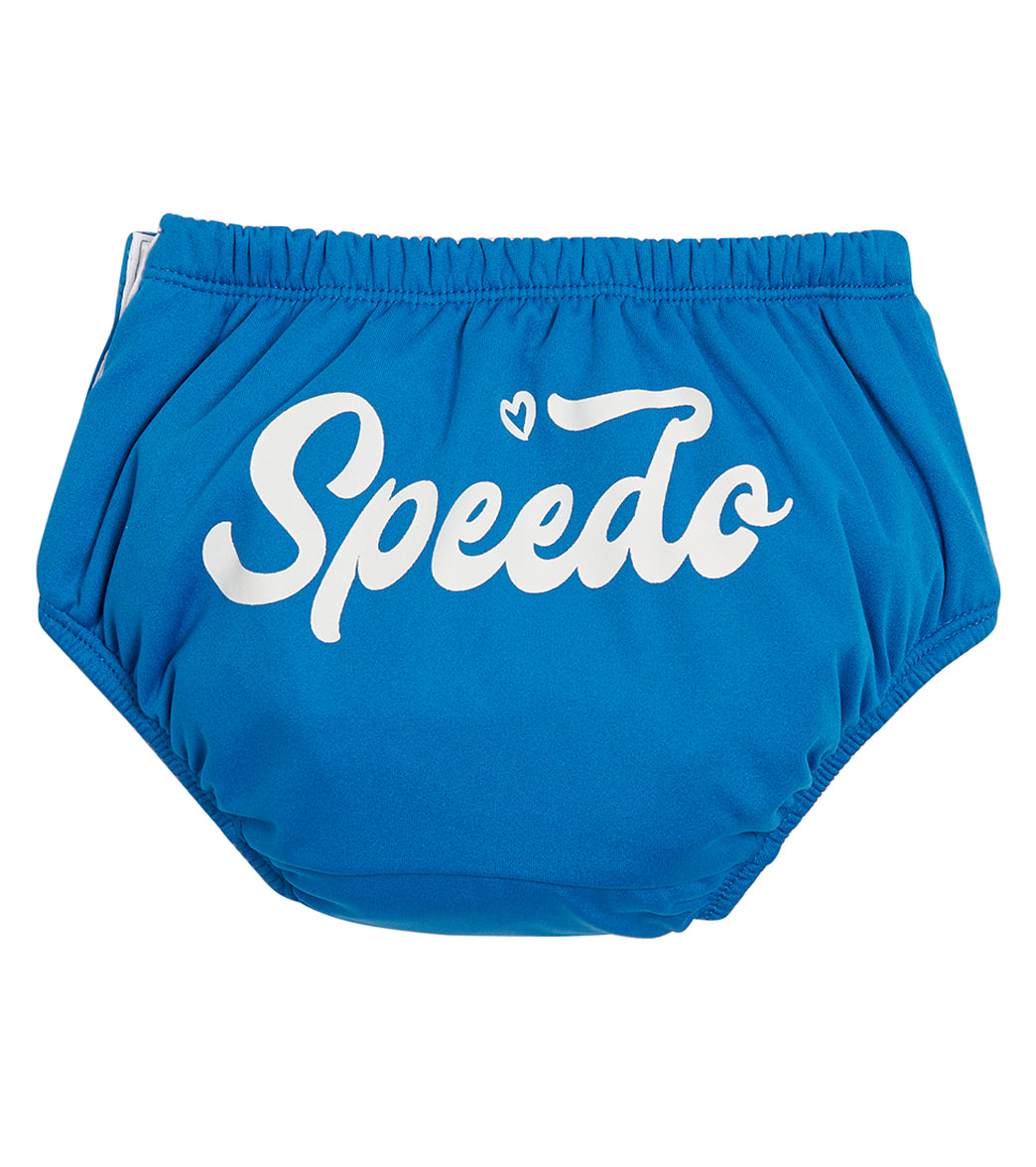 Speedo Keep Swimmin' Premium Swim Diaper Electric Blue