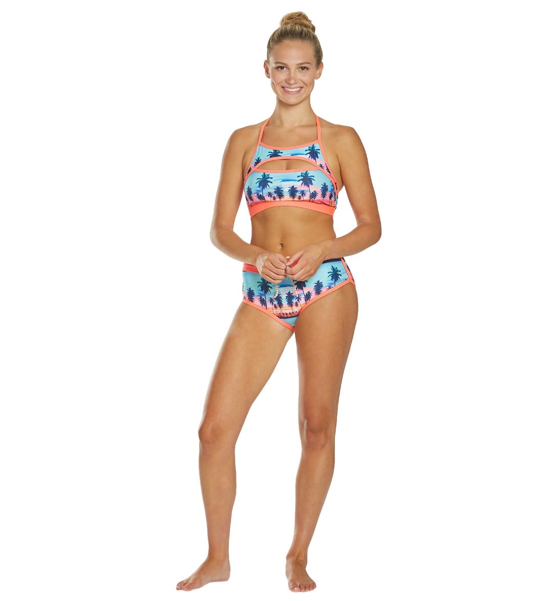 Dolfin Uglies Women's Revibe Santa Monica T-Strap Bikini Top Santa Monica