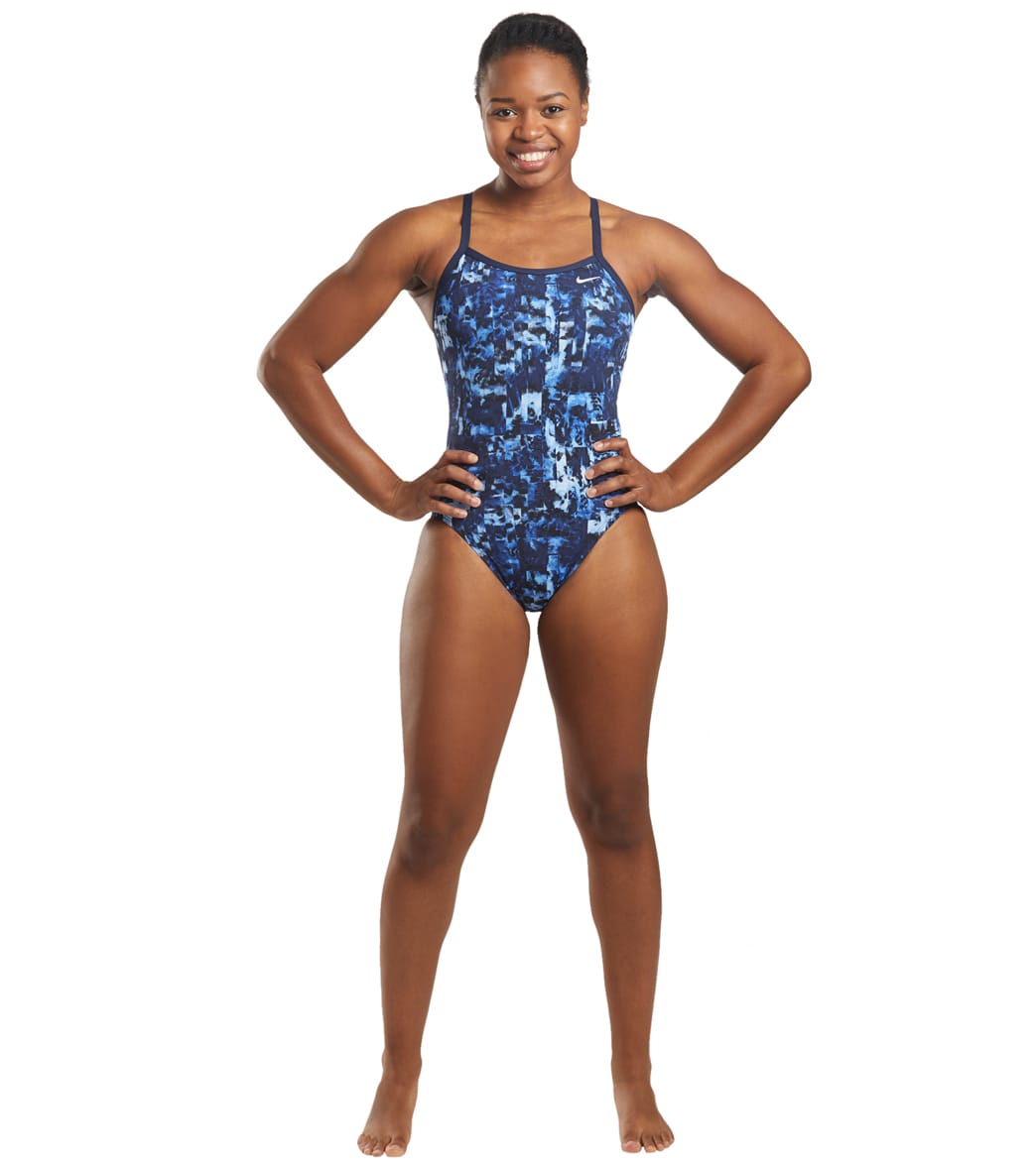 Nike Women's HydraStrong Fire Racerback One Piece Swimsuit