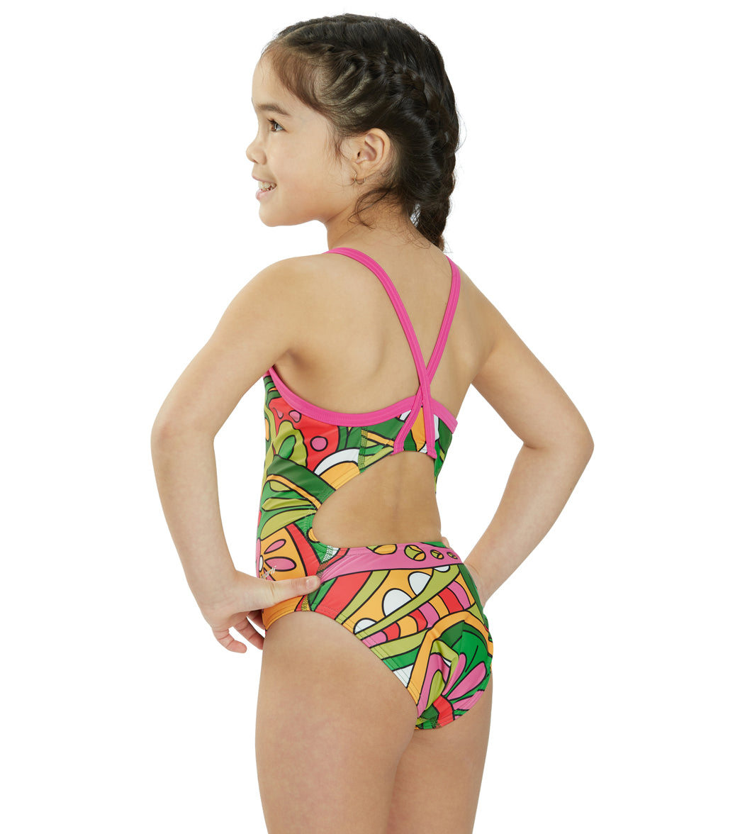 Sporti Groovy Zodiac Taurus Thin Strap One Piece Swimsuit (22-44) Taurus