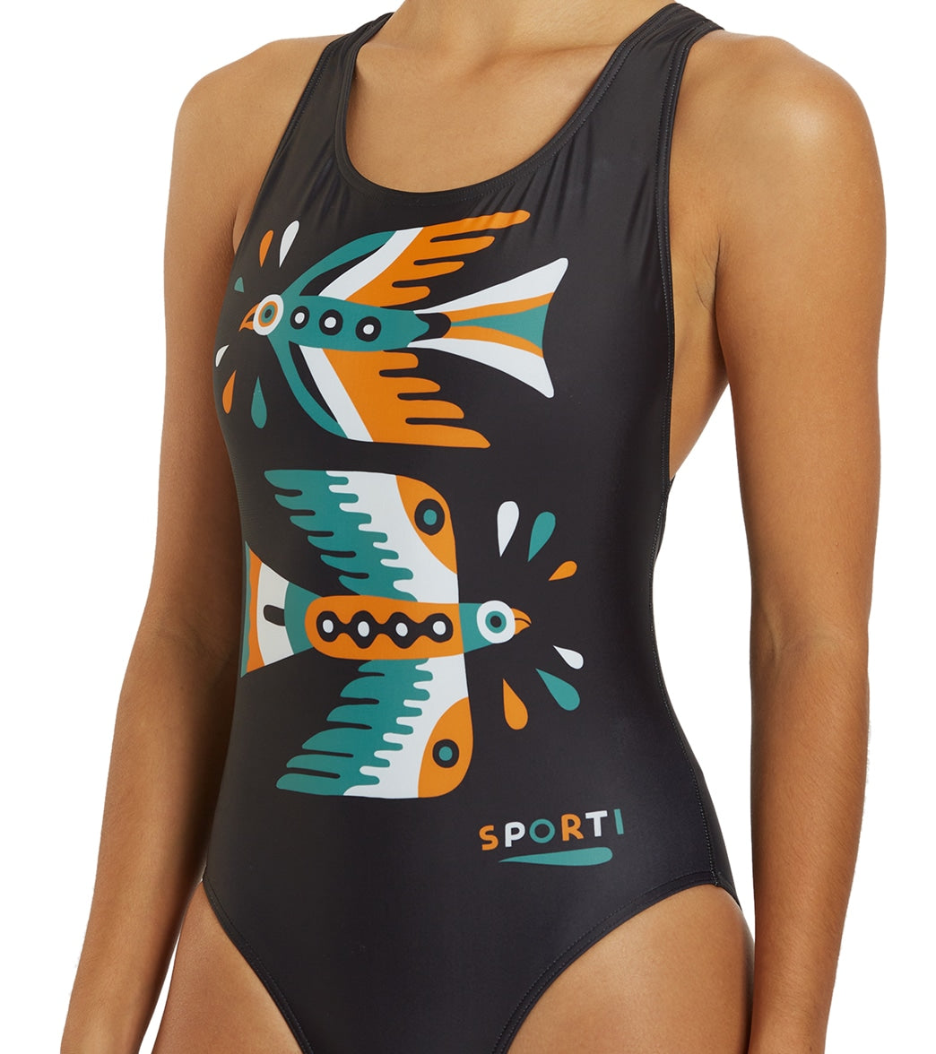 Sporti x Wyatt Hersey Limited Edition Passage Wide Strap Cross Back One Piece Swimsuit (22-40) Passage