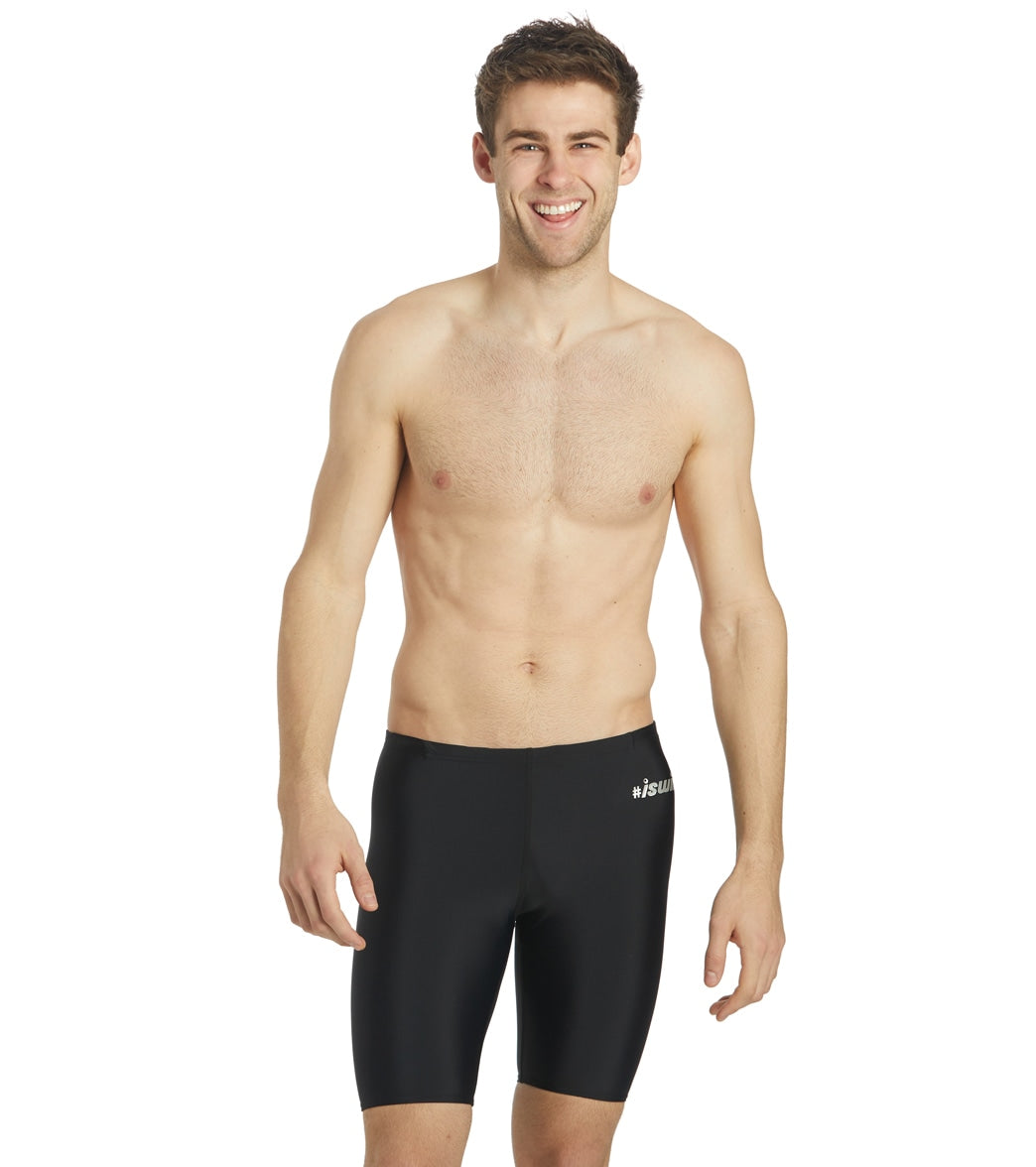 iSwim Men's Hashtag Jammer Swimsuit