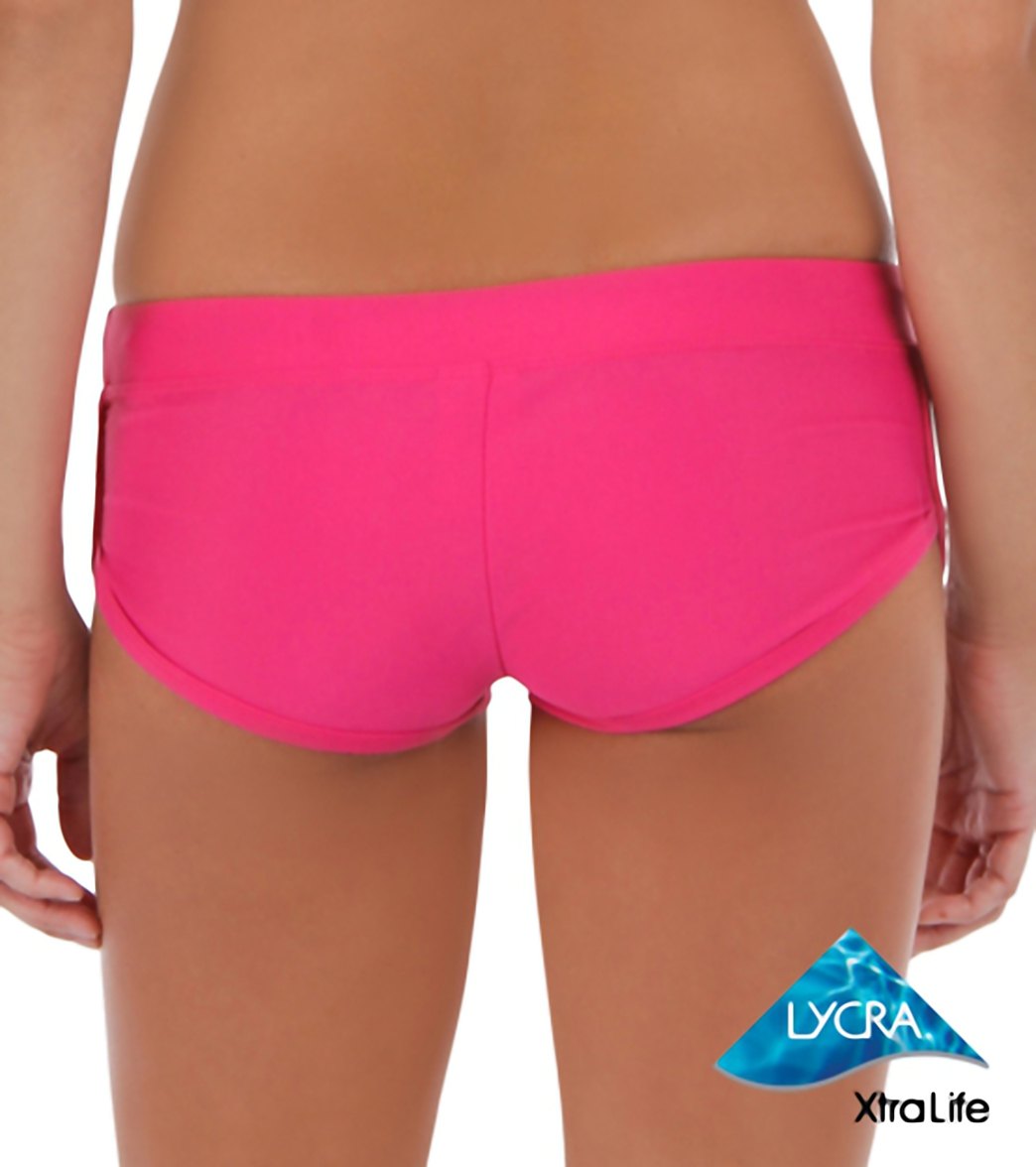 Sporti Active Cheeky Boyshort Swim Bottom Hot Pink