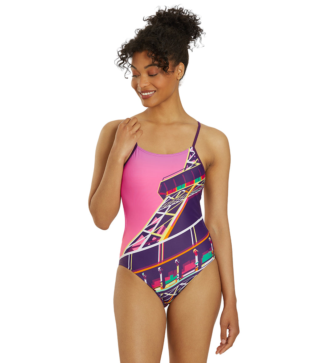 Sporti Paris Sunset Micro Back One Piece Swimsuit (26-40) Sunset