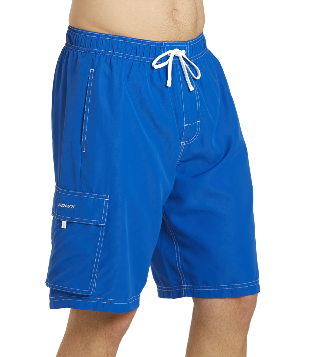 Sporti Men's Hybrid Cargo Swim Trunk Mariner Blue