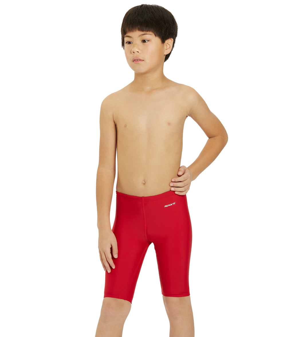 Sporti Solid Compression Jammer Swimsuit Youth (22-28)