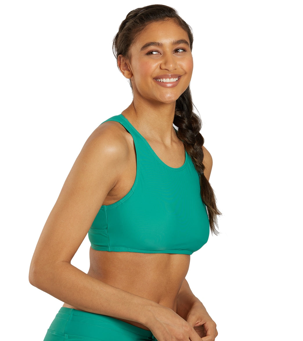 Sporti Active High Neck Crop Bikini Top