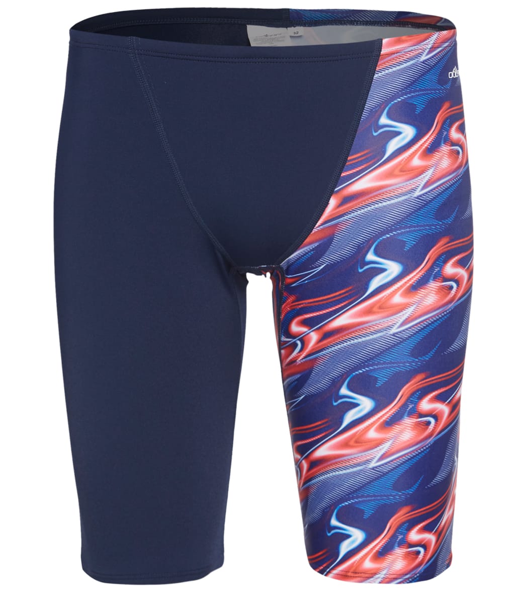 Dolfin Reliance Men's Inferno Team Print Spliced Jammer Swimsuit