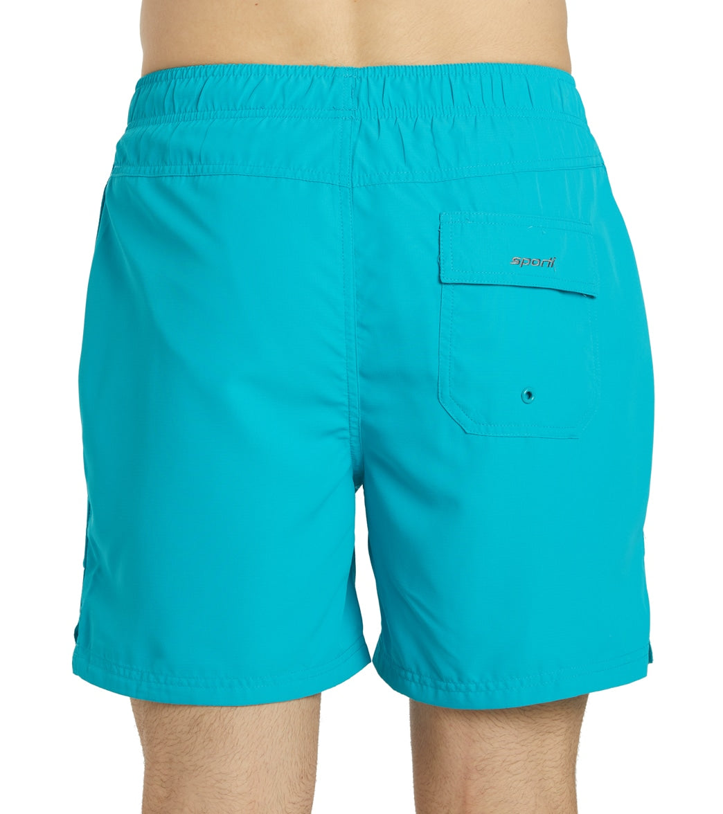 Sporti Men's 5.5 Active Swim Trunk Volley Short Ocean Blue