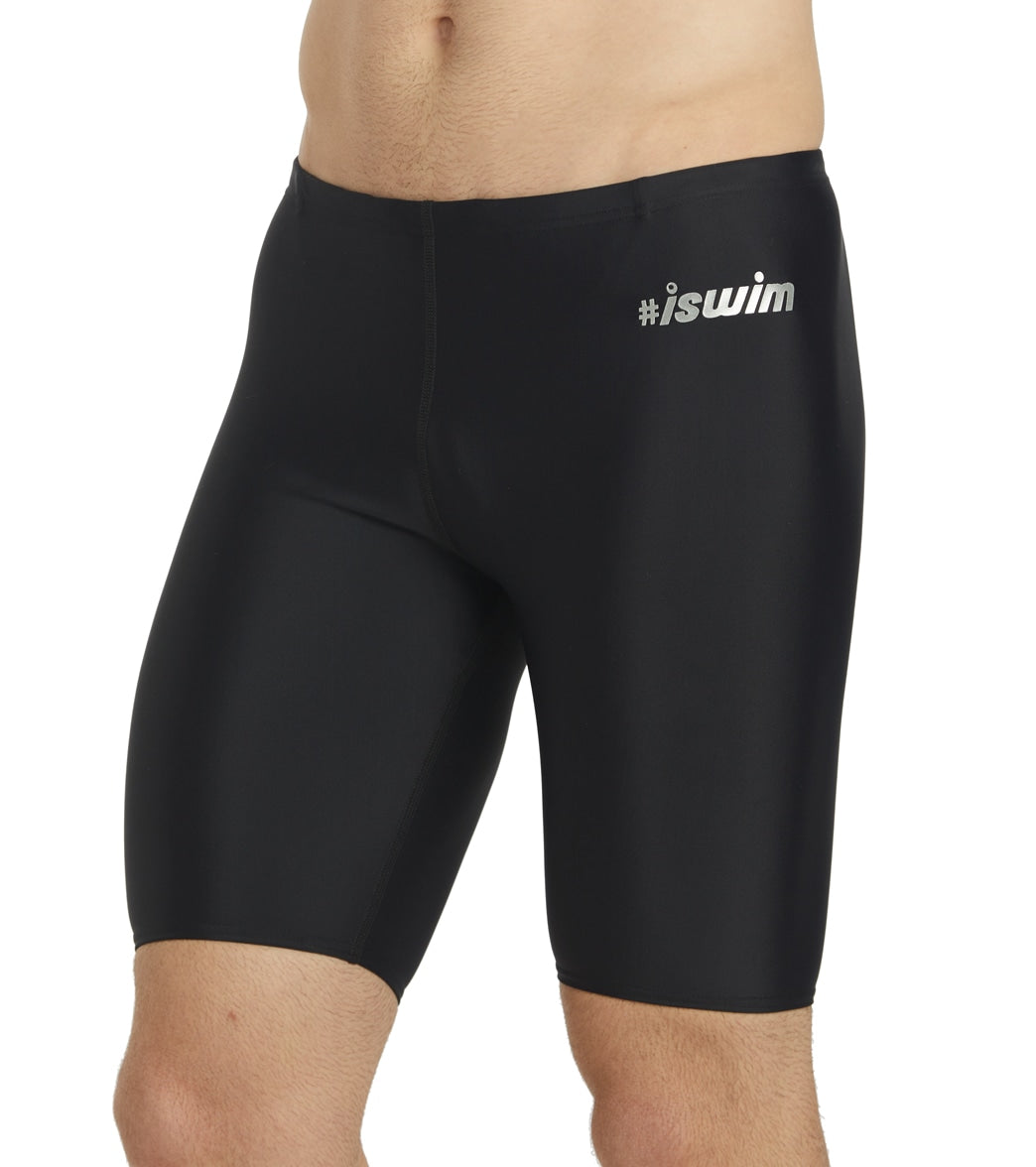 iSwim Men's Hashtag Jammer Swimsuit