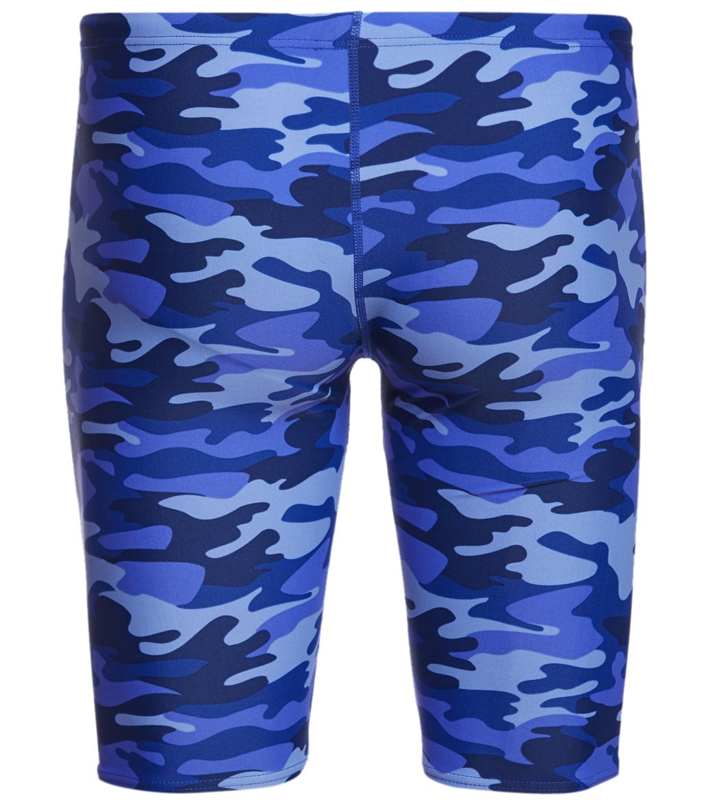 Sporti Camouflage Jammer Swimsuit (22-40) Bright Blue/Blue Iris