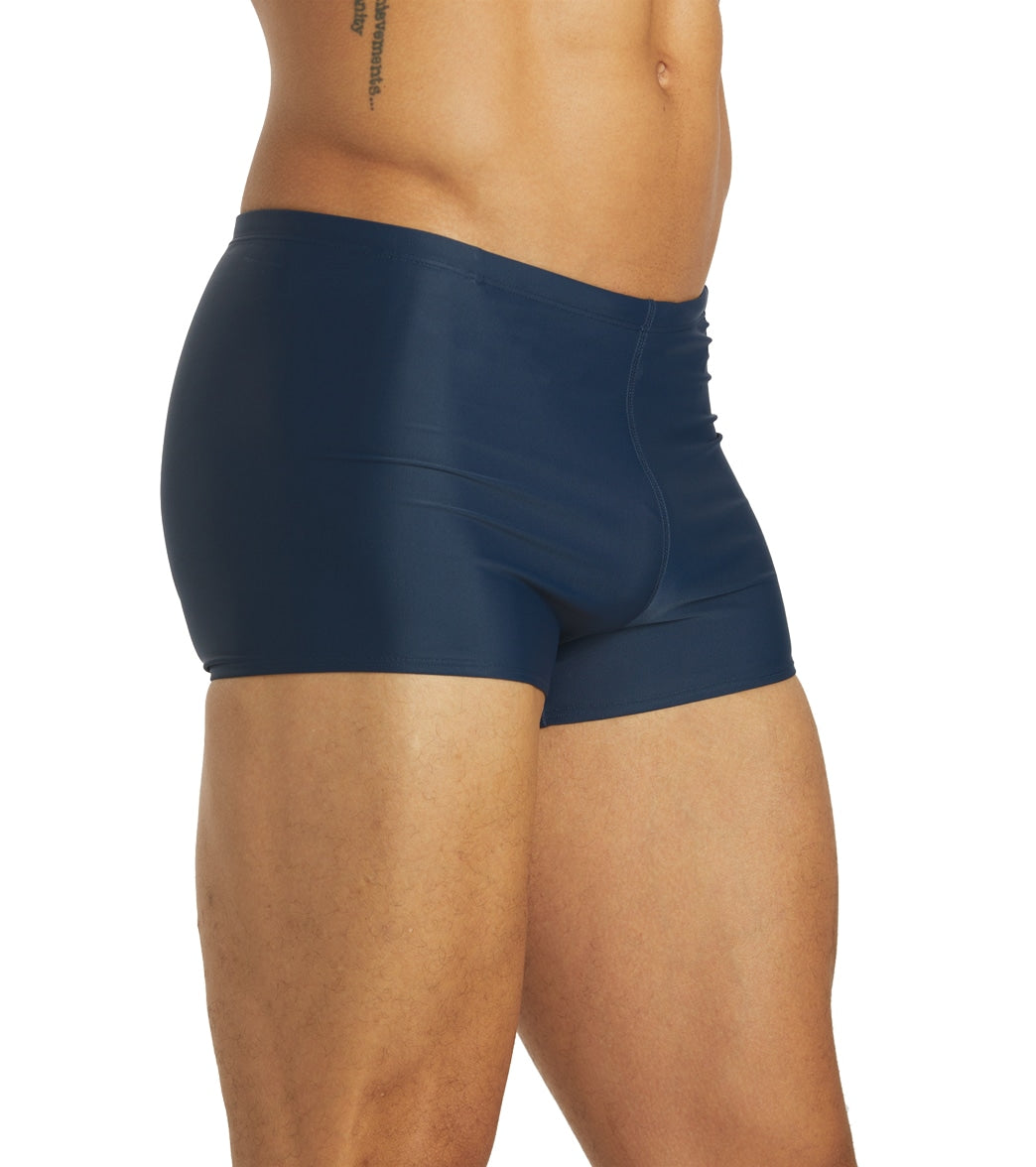 Sporti Solid Swim Square Leg Swimsuit (24-44) Navy