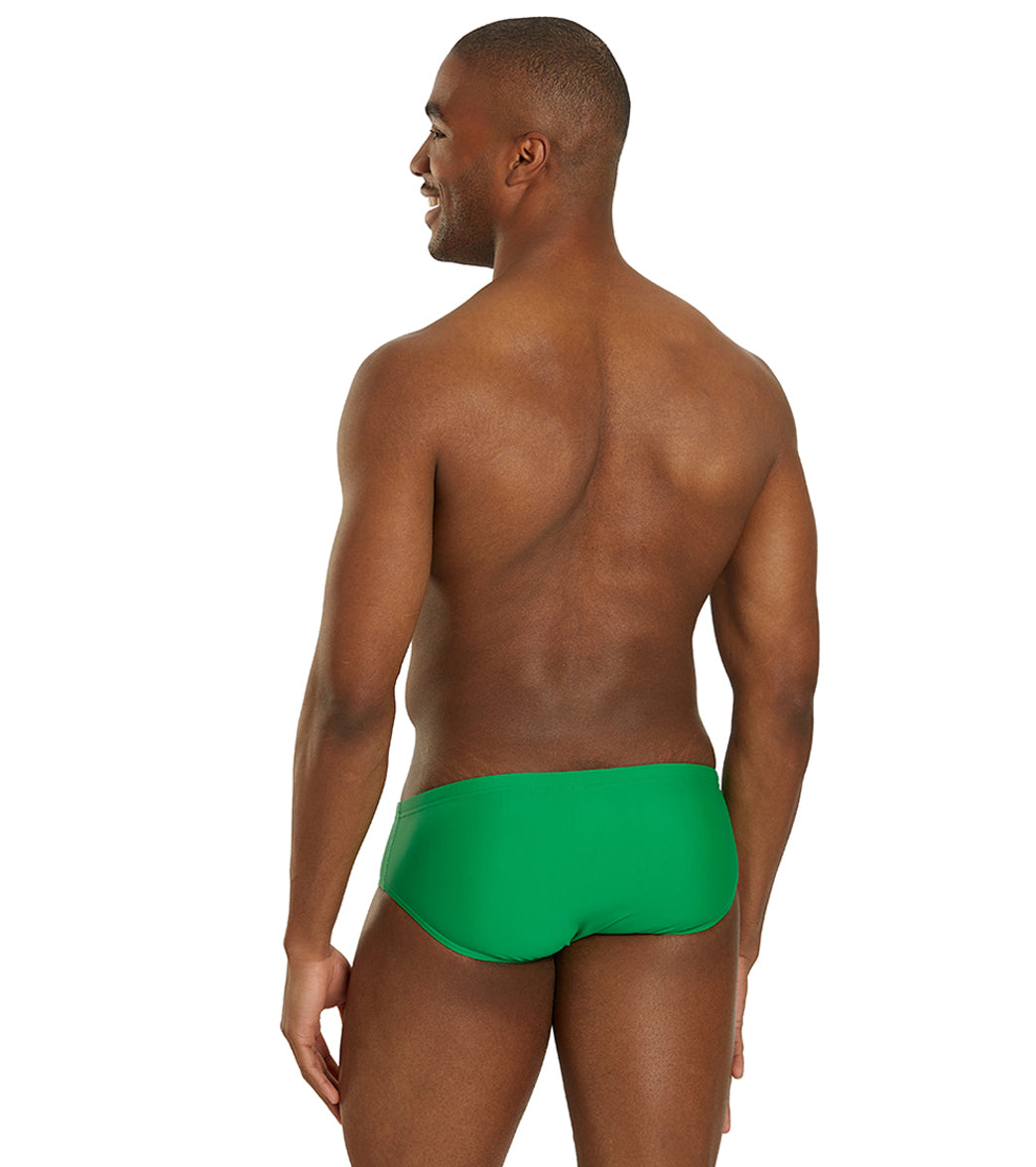 iSwim Essential Solid Brief Swimsuit (22-40) Kelly Green