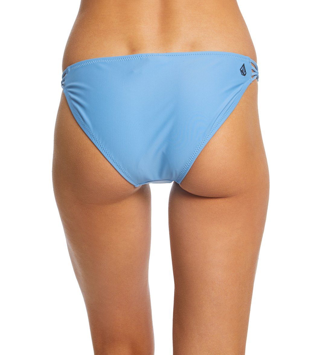 Volcom Simply Solid Full Bikini Bottom Sandy Indigo