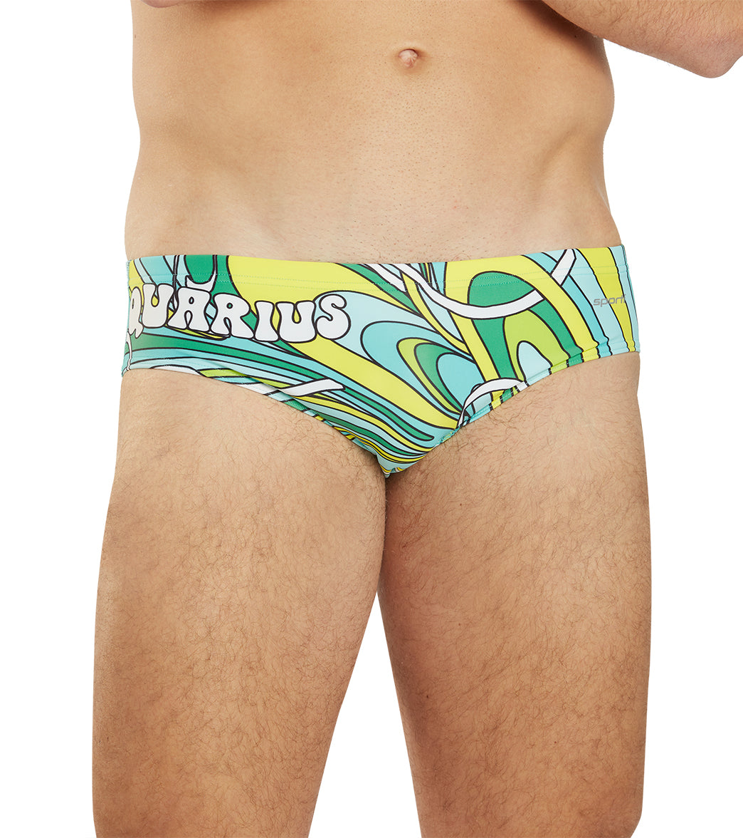 Sporti Groovy Zodiac Aquarius Brief Swimsuit (26-40) Aquarius