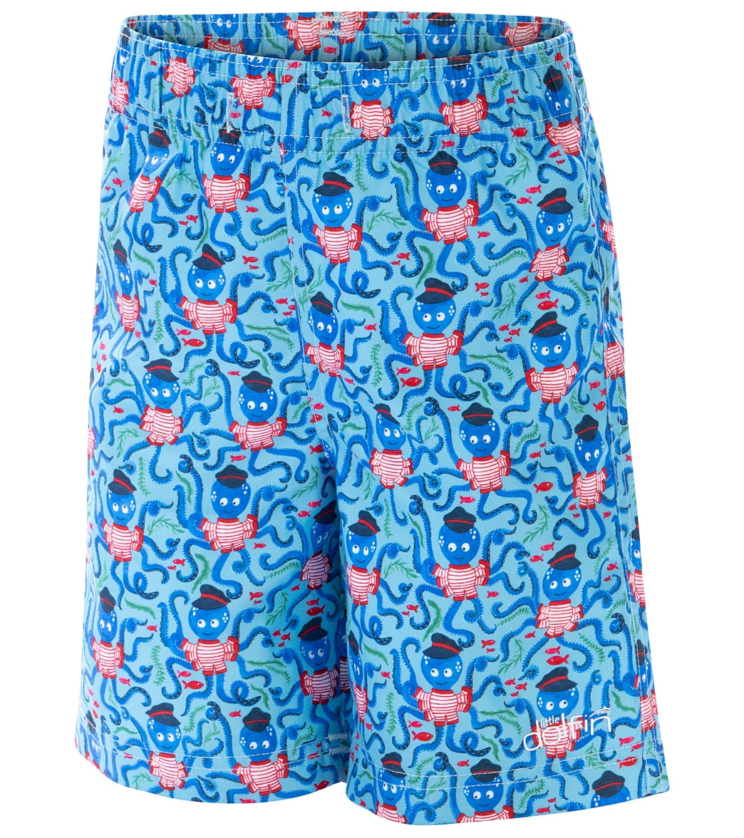 Dolfin Boys' The Captain Printed Swim Trunk (Little Kid) The Captain