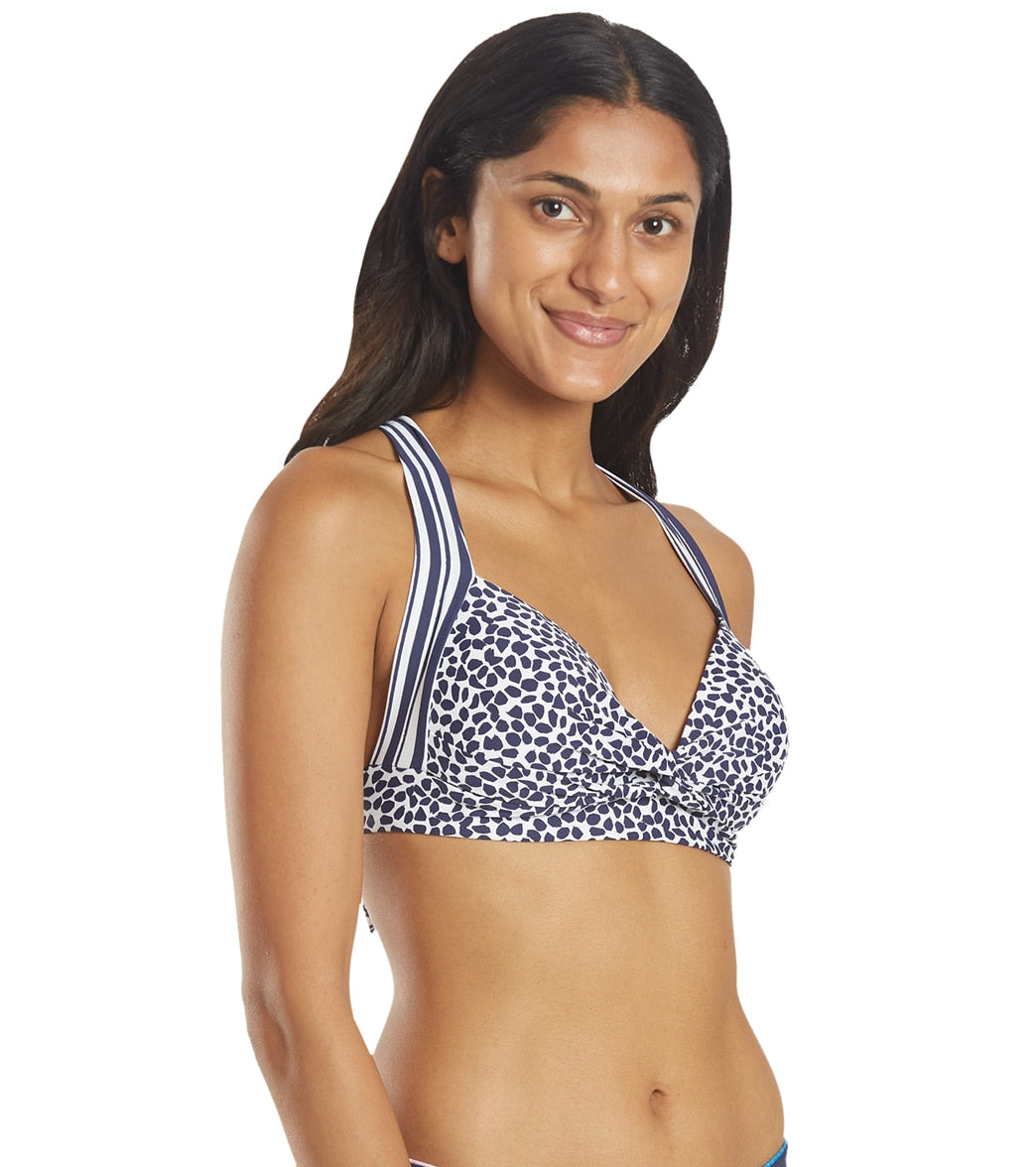 La Blanca Women's Apulia Mix Banded Bikini Top Indigo