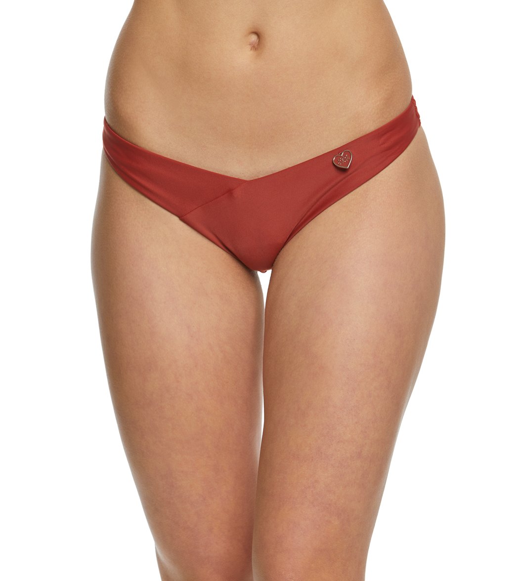 Body Glove Smoothies Dana High Hip Bikini Bottom Terracotta