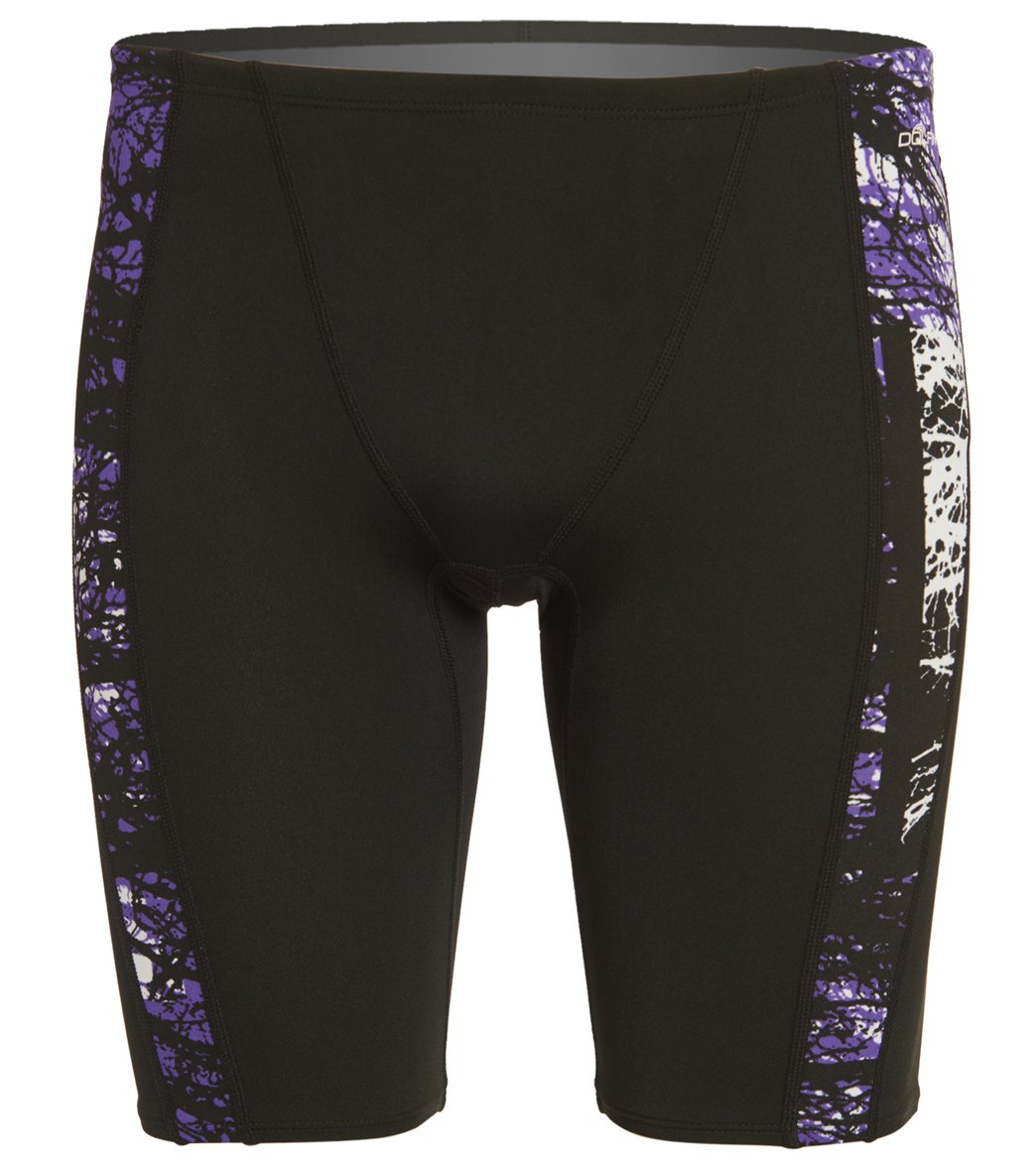 Dolfin Reliance Men's Phantom Spliced Jammer Swimsuit Purple