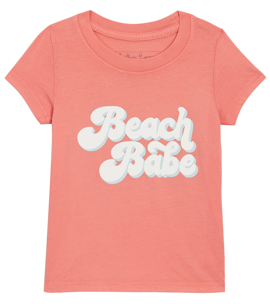 Feather 4 Arrow Girls' Everyday Short Sleeve Tee (Baby, Toddler, Little Kid, Big Kid) Sugar Coral