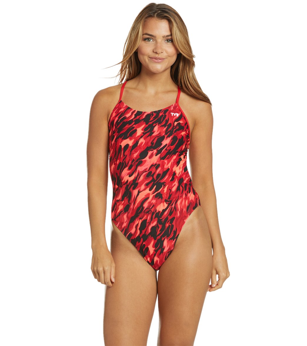 TYR Women's Draco Cutoutfit One Piece Swimsuit