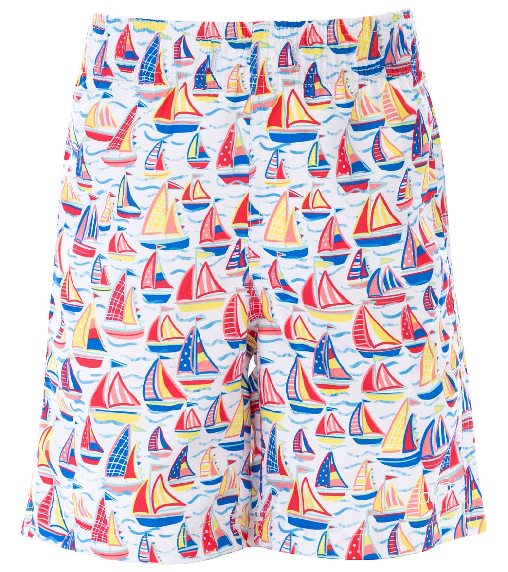 Dolfin Boys' High Tide Printed Swim Trunk (Little Kid) High Tide