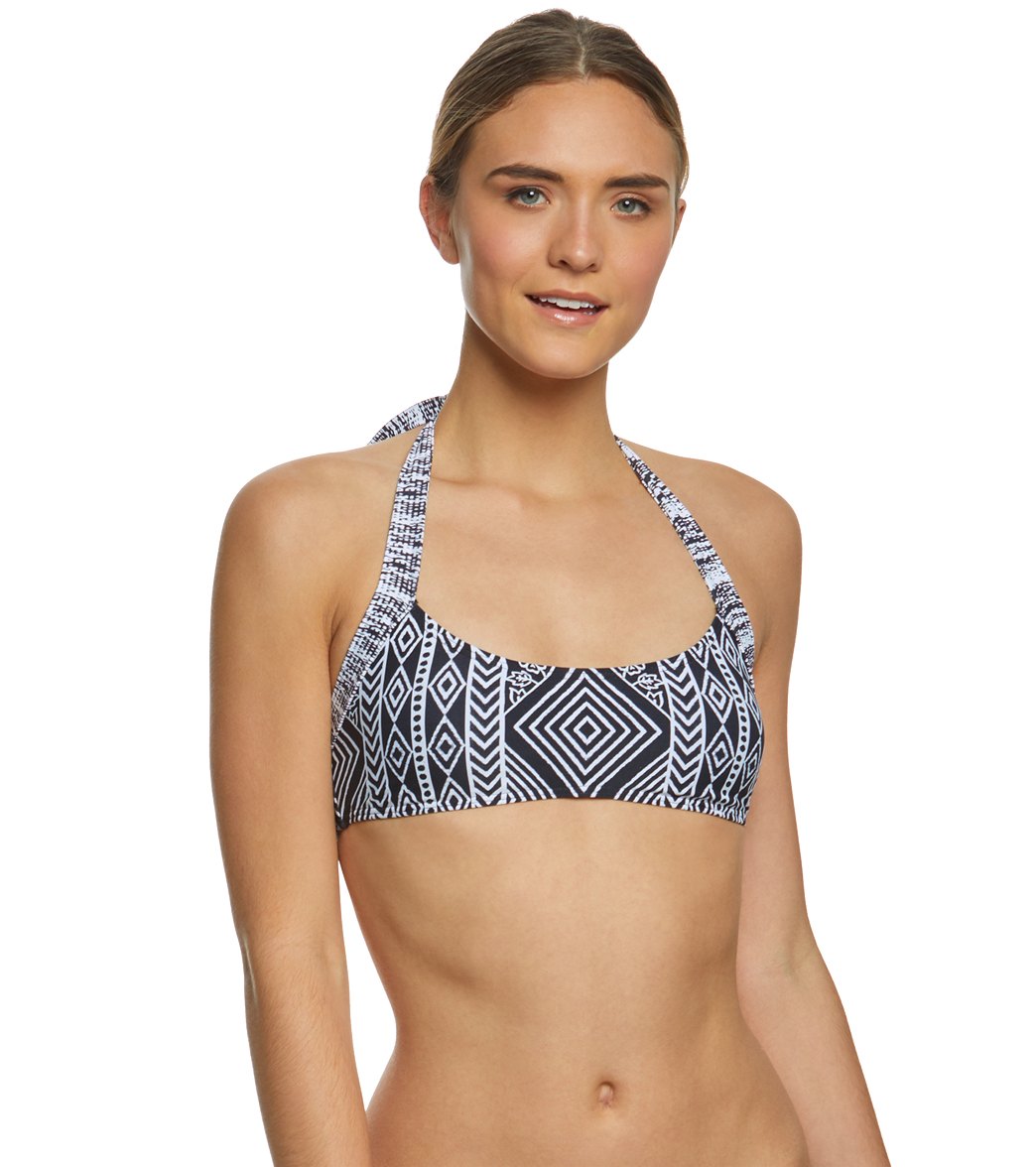 Rip Curl Women's Black Sands Bralette Swim Top Black