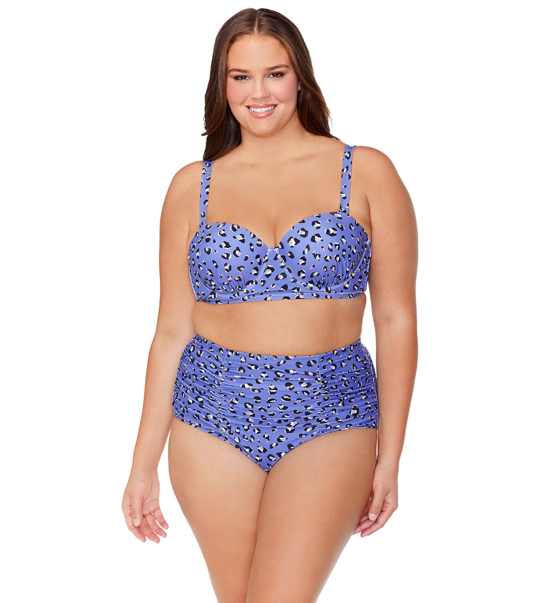 Raisins Women's Plus Size Caliente Costa Bikini Bottom