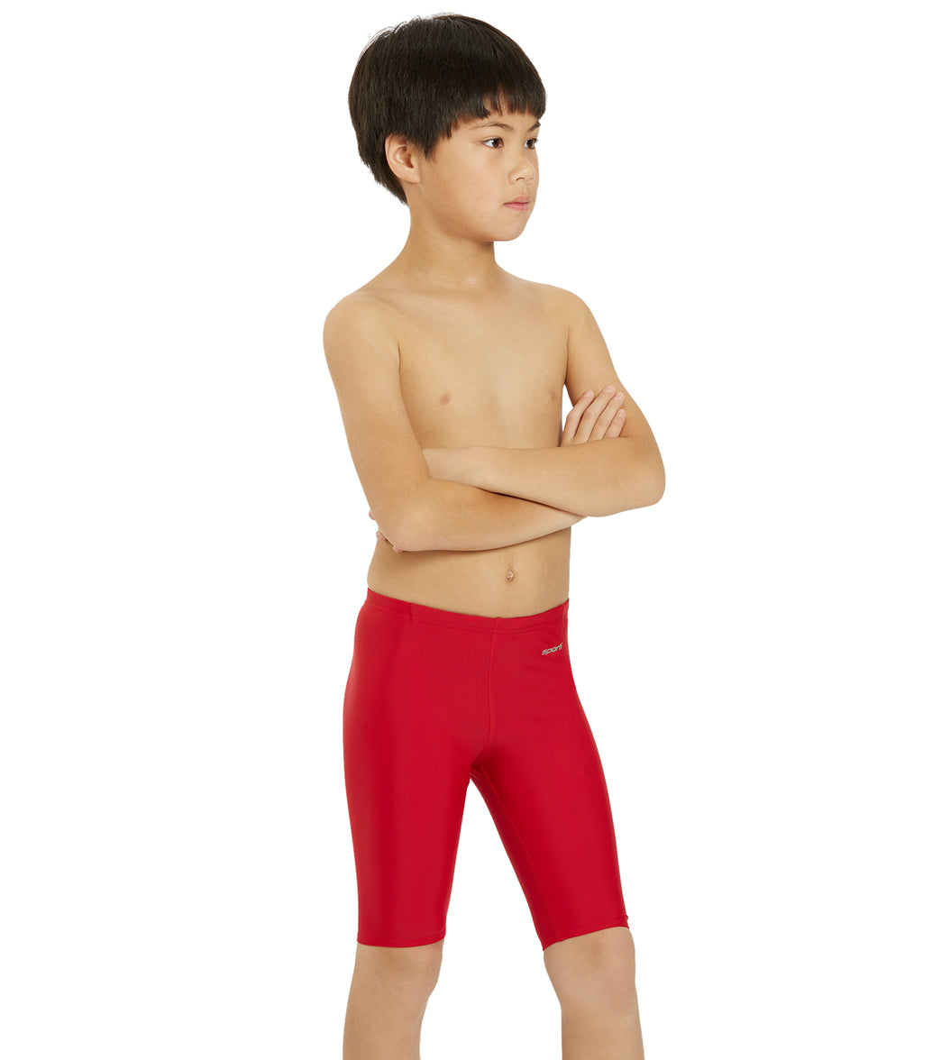 Sporti Solid Compression Jammer Swimsuit Youth (22-28)