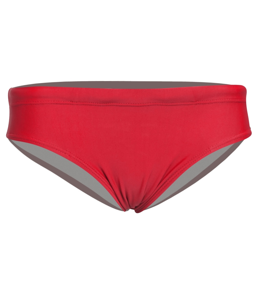 iSwim Essential Solid Brief Swimsuit Youth (22-28) Red