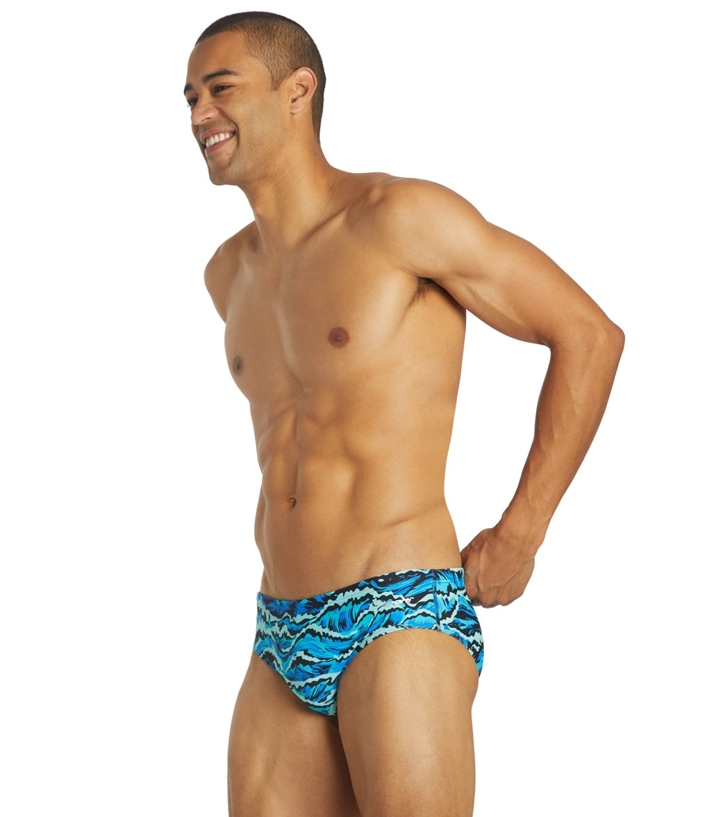 Sporti New Waves Brief Swimsuit (22-40) Blue