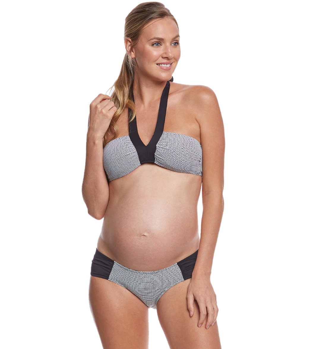 Pez D'or Maternity Montego Bay Bandeau Halter Bikini Two Piece