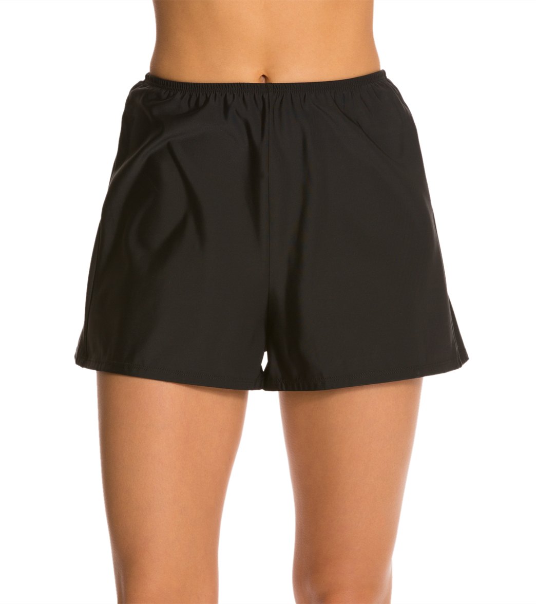 Topanga Solid Swim Short Black