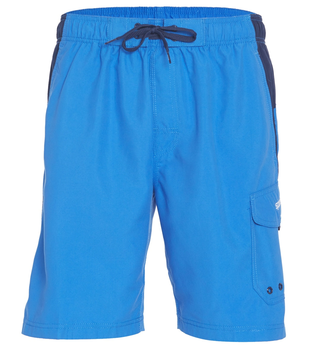 Speedo Active Men's 20'' Marina Sport Swim Trunks Palace Blue/Peacoat