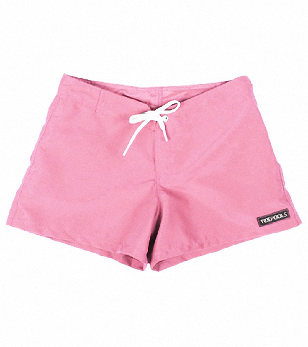 Tidepools Girls' Solid Boardshorts (Big Kid) Pink