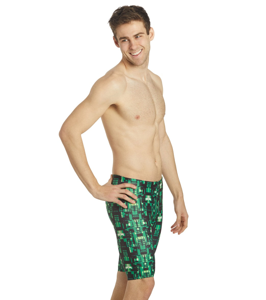 iSwim Varsity Blur Jammer Swimsuit (22-40) Green