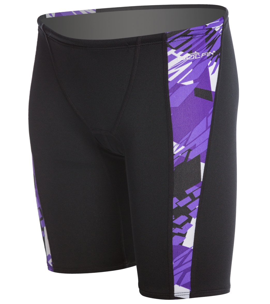 Dolfin Boys' Zephyr Jammer Swimsuit Purple Zephyr