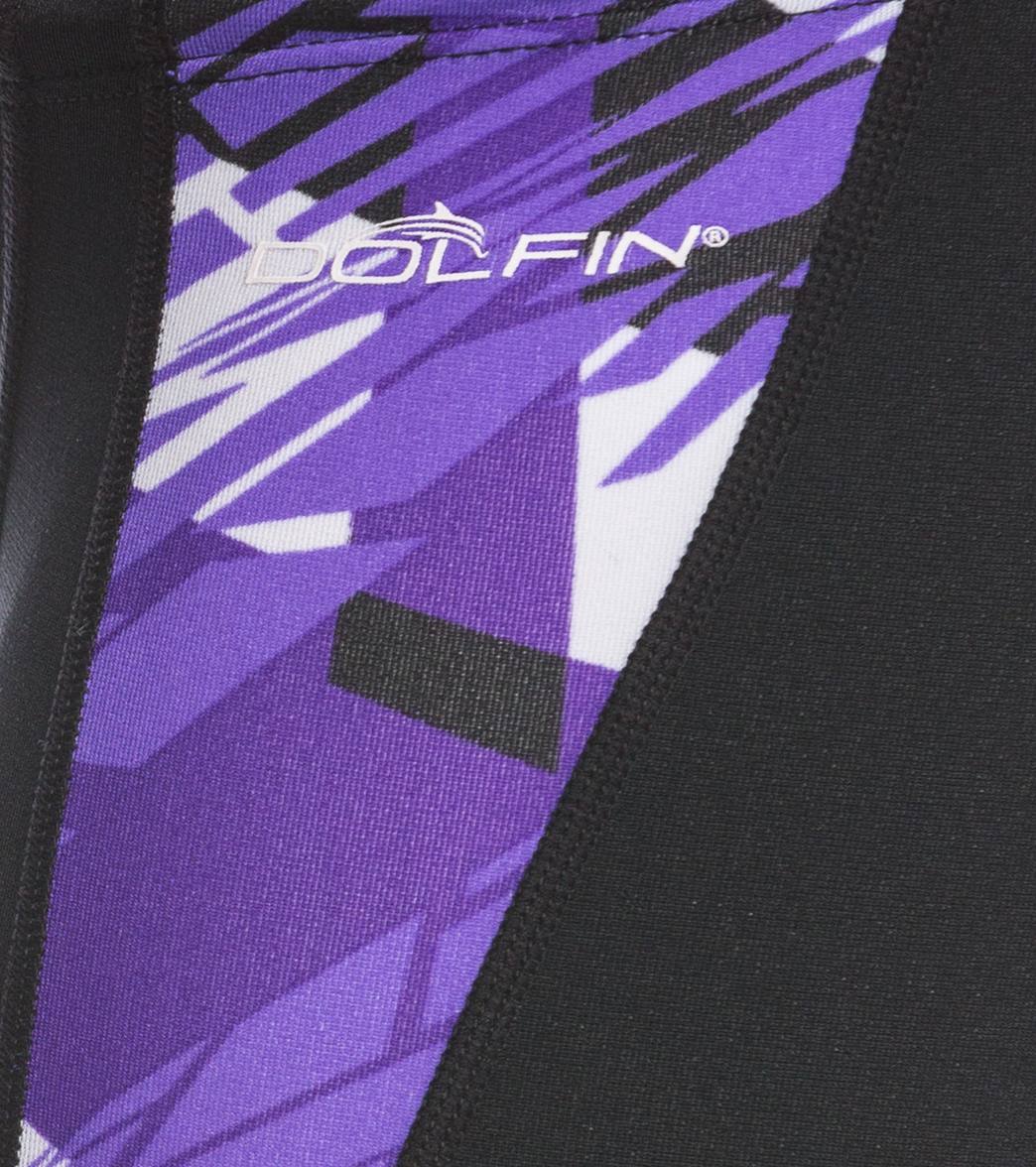 Dolfin Boys' Zephyr Jammer Swimsuit Purple Zephyr