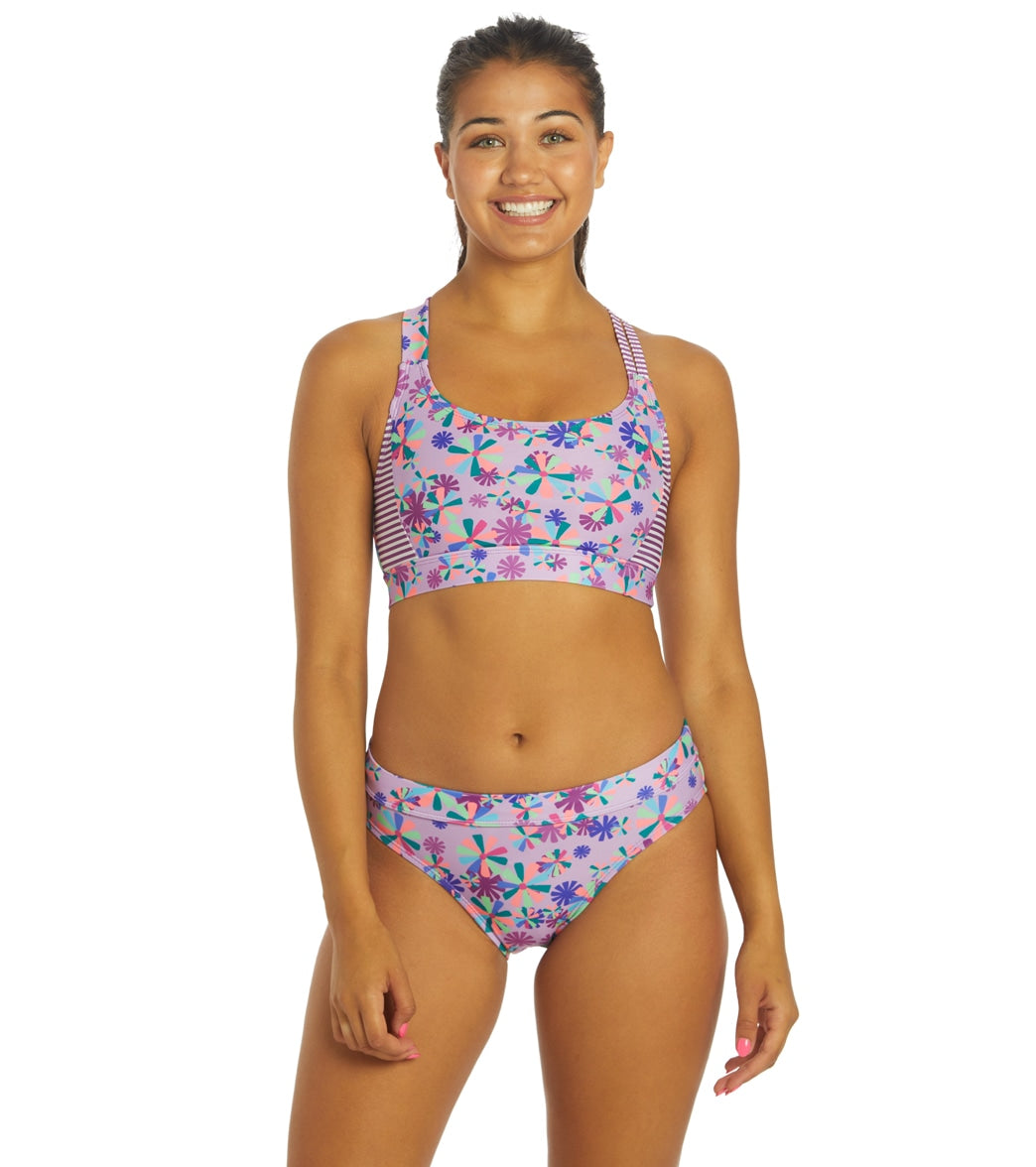 Dolfin Uglies Women's Asymmetrical Two Piece Work Out Swimsuit