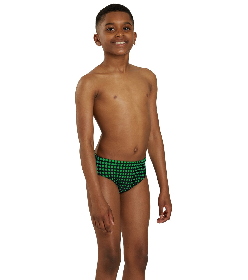 Sporti Molecule Brief Swimsuit Youth (22 - 28) Green/Black