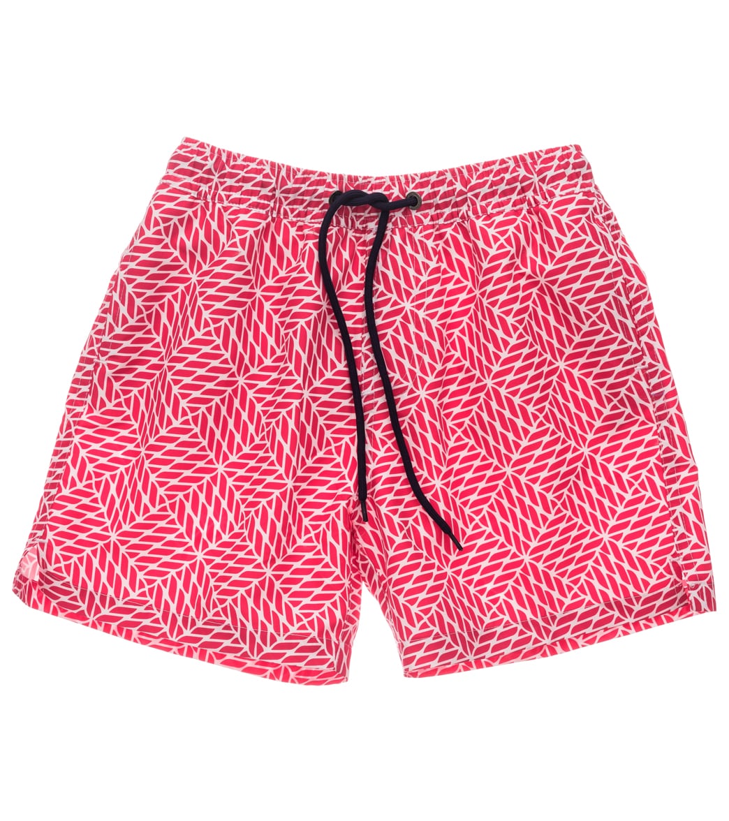 Snapper Rock Boys' Nautical Knots Red Volley Board Short (Toddler, Little Kid, Big Kid) Red