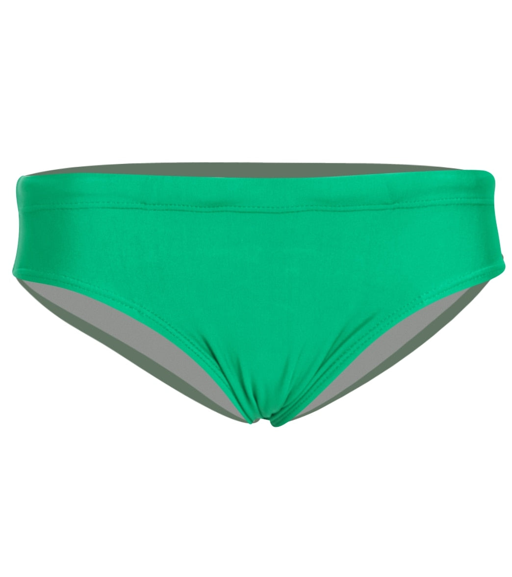 iSwim Essential Solid Brief Swimsuit Youth (22-28) Kelly Green