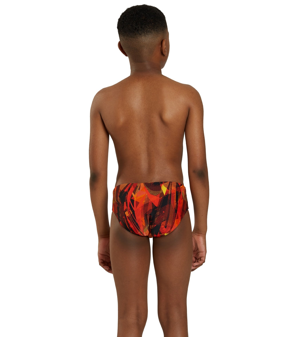 Sporti Catalyst Brief Swimsuit Youth (22 - 28) Red/Orange