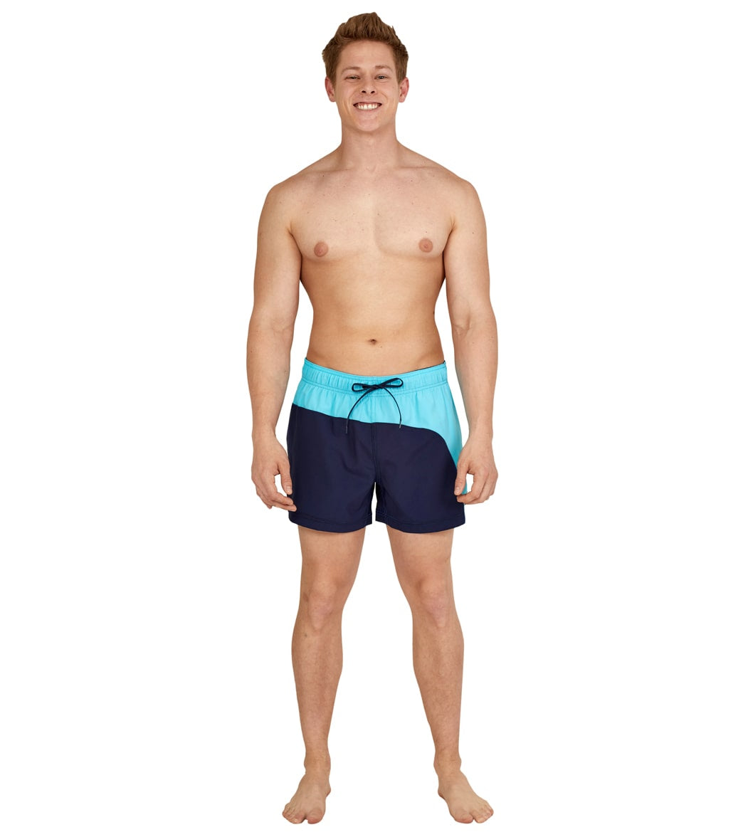 Speedo Men's 14 Colorblock Swim Trunks