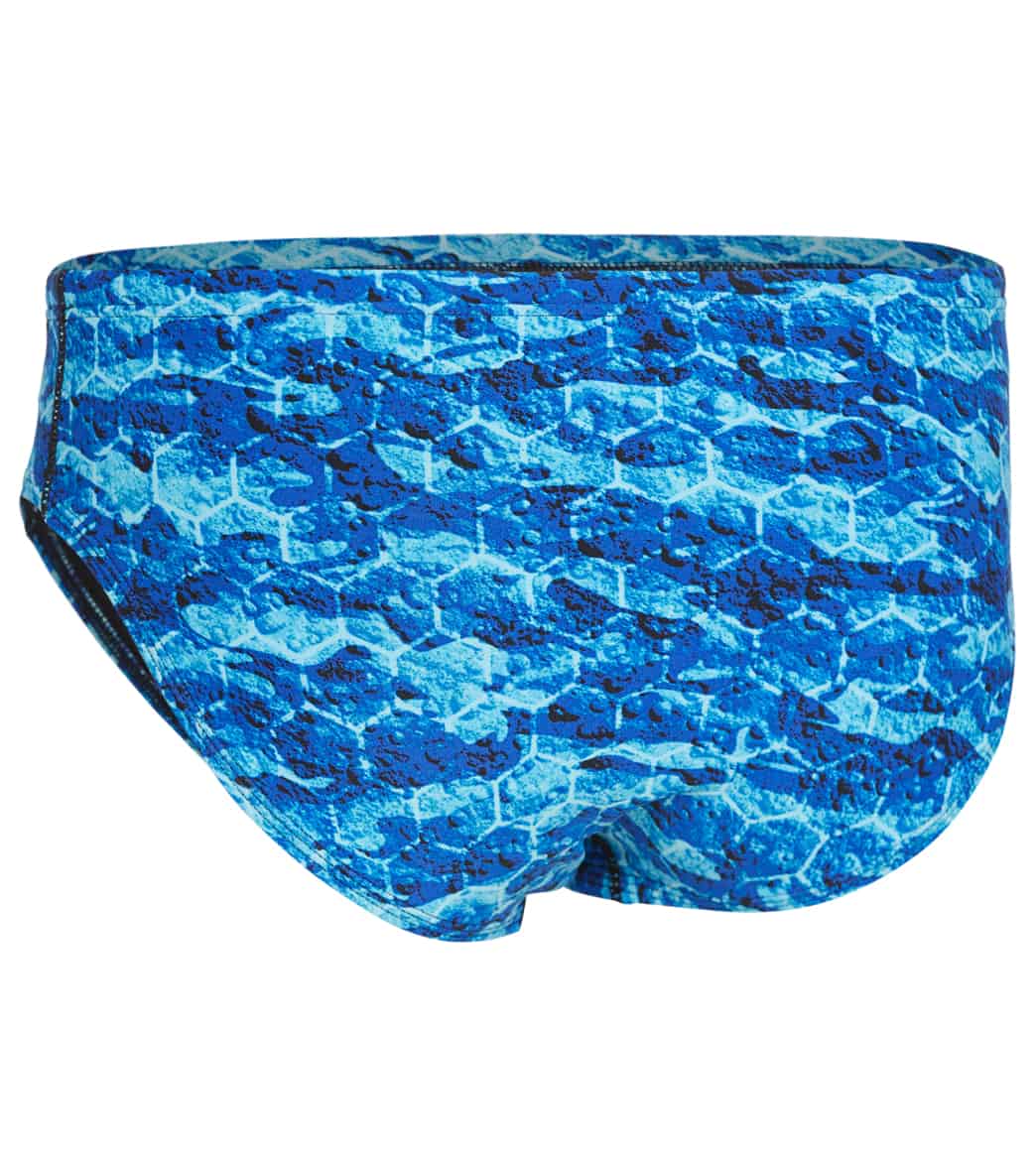 TYR Men's Agran Wave Racer Brief Swimsuit