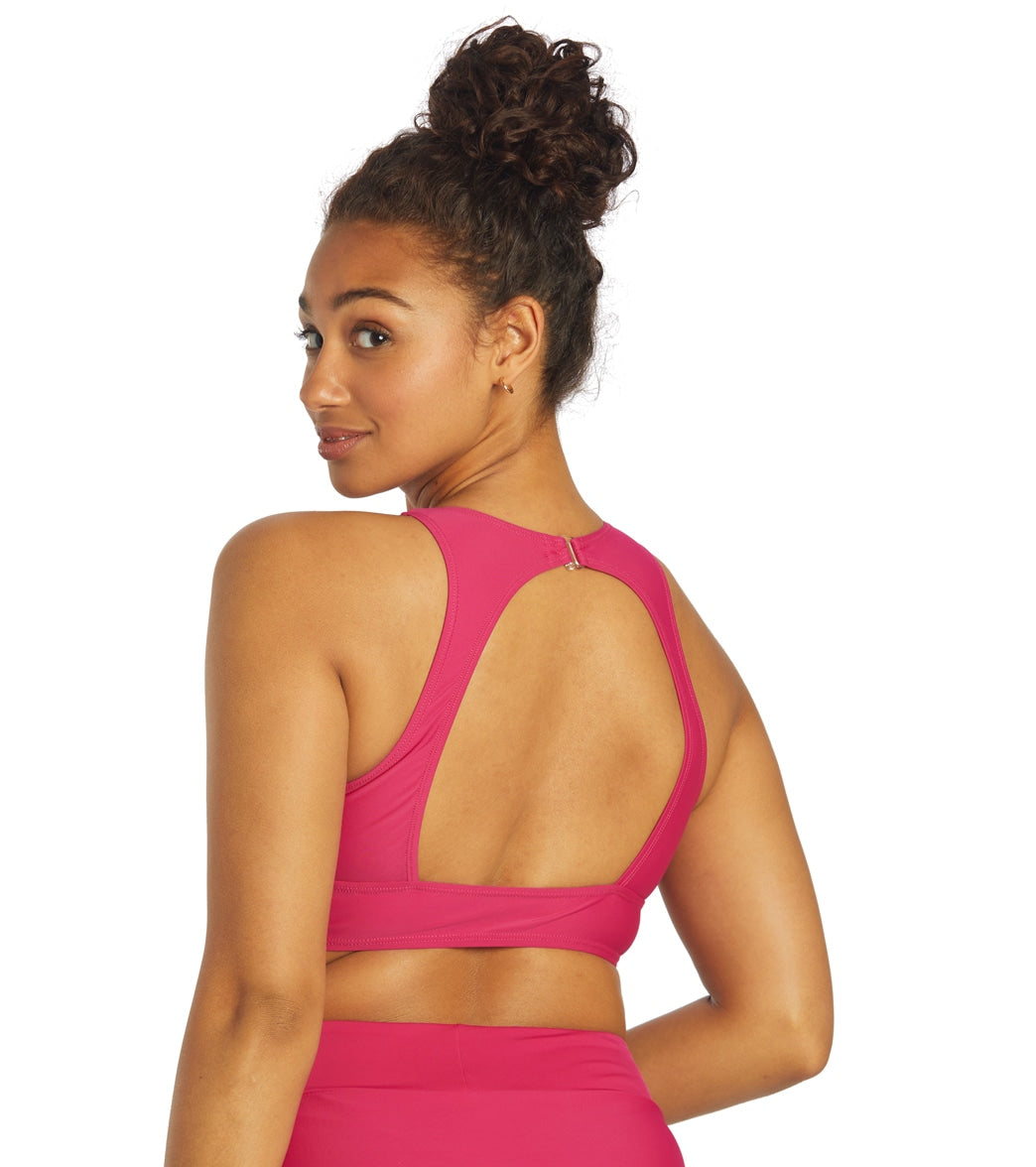 Sporti Active High Neck Crop Bikini Top