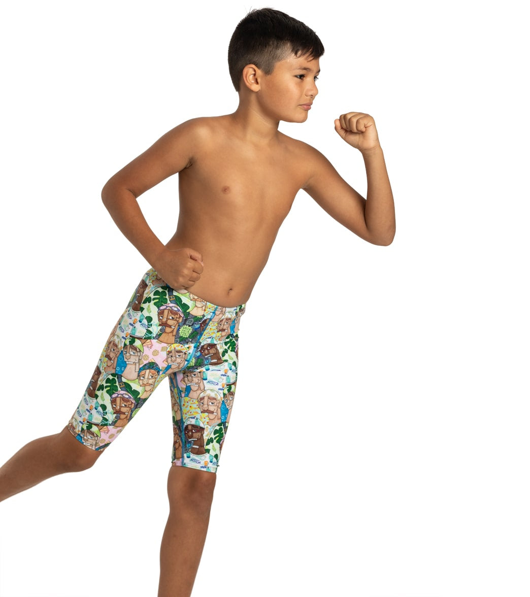 Sporti x Mat Chavez Limited Edition Chlorine Machines Jammer Swimsuit Youth (22-28)