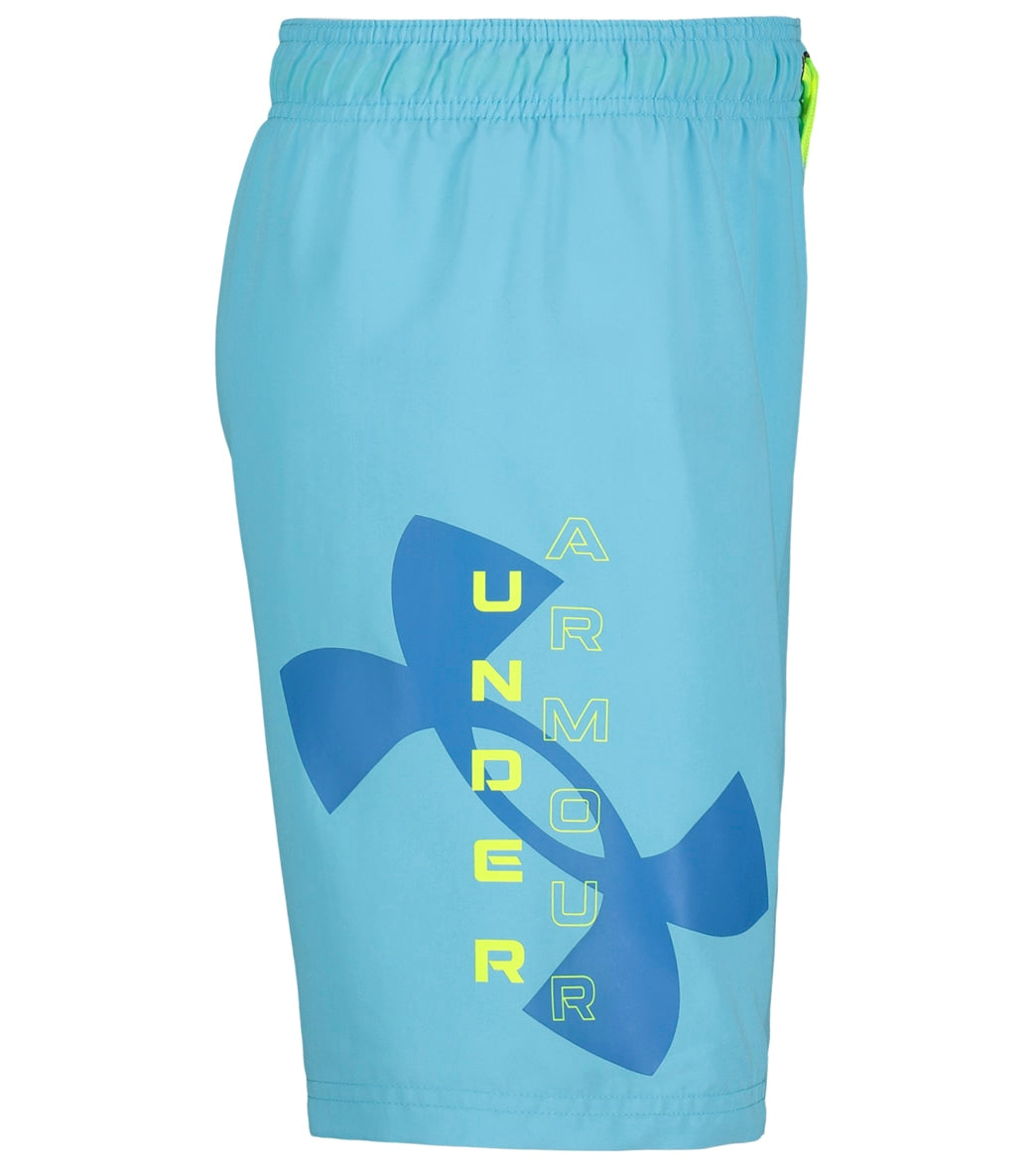 Under Armour Boys' Big Logo Volley Short (Little Kid, Big Kid) Fresco Blue