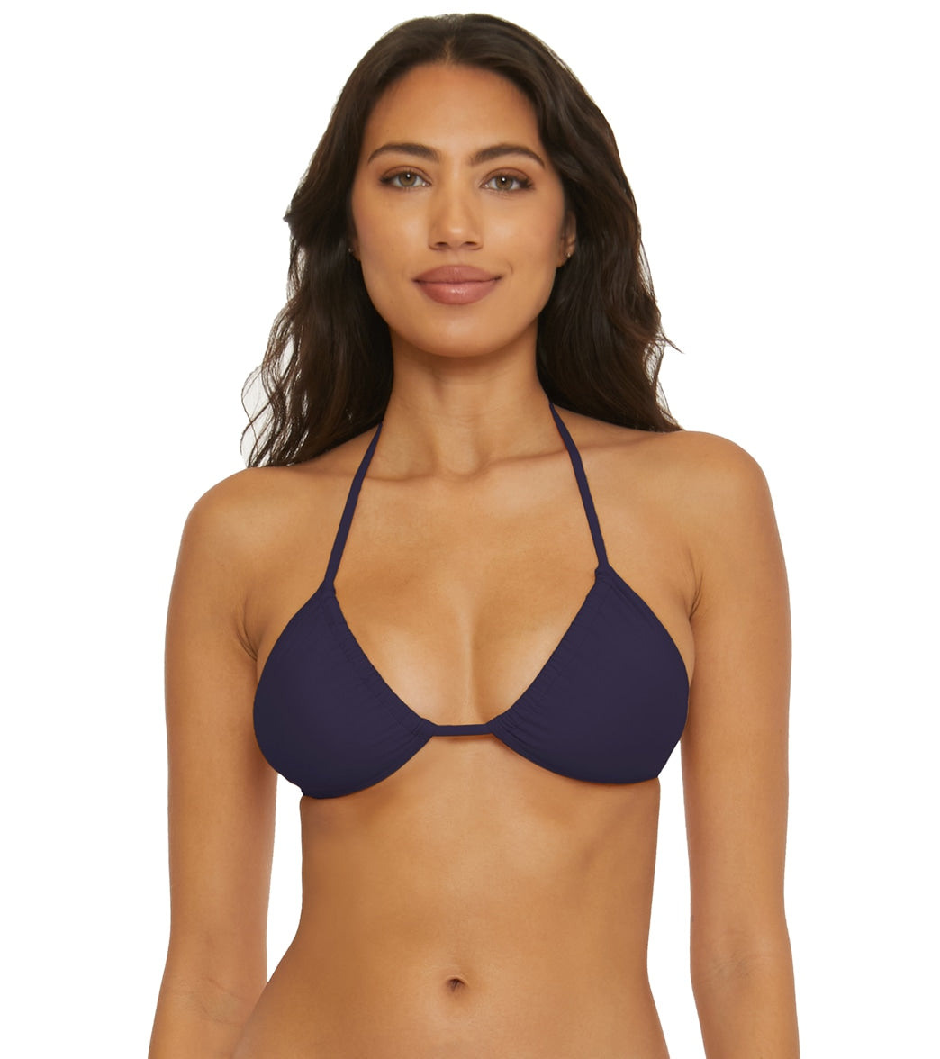 BCA by Rebecca Virtue Women's Tri-Tie Bikini Top Navy