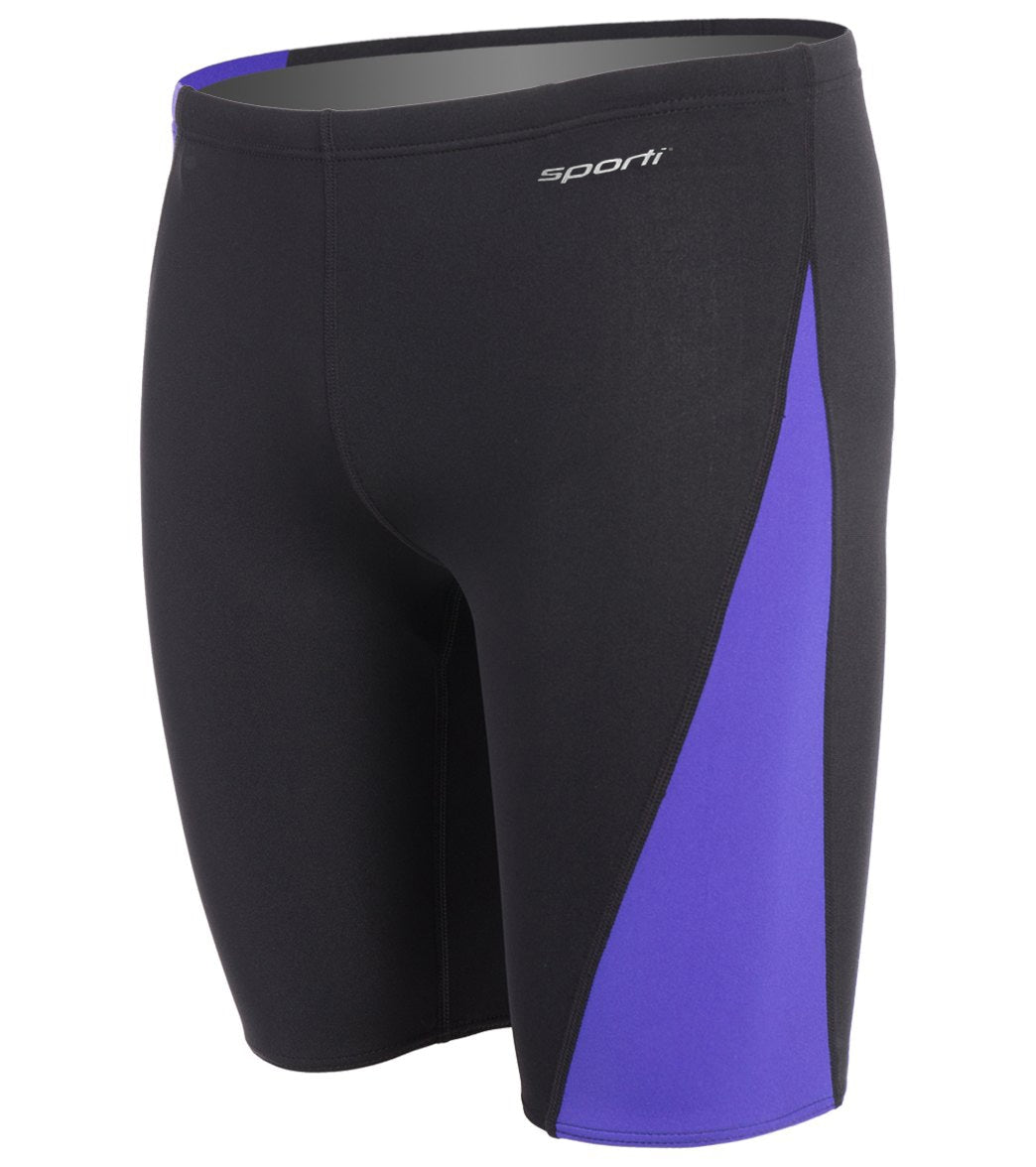 Sporti HydroLast Splice Jammer Swimsuit (22-40) Black/Purple